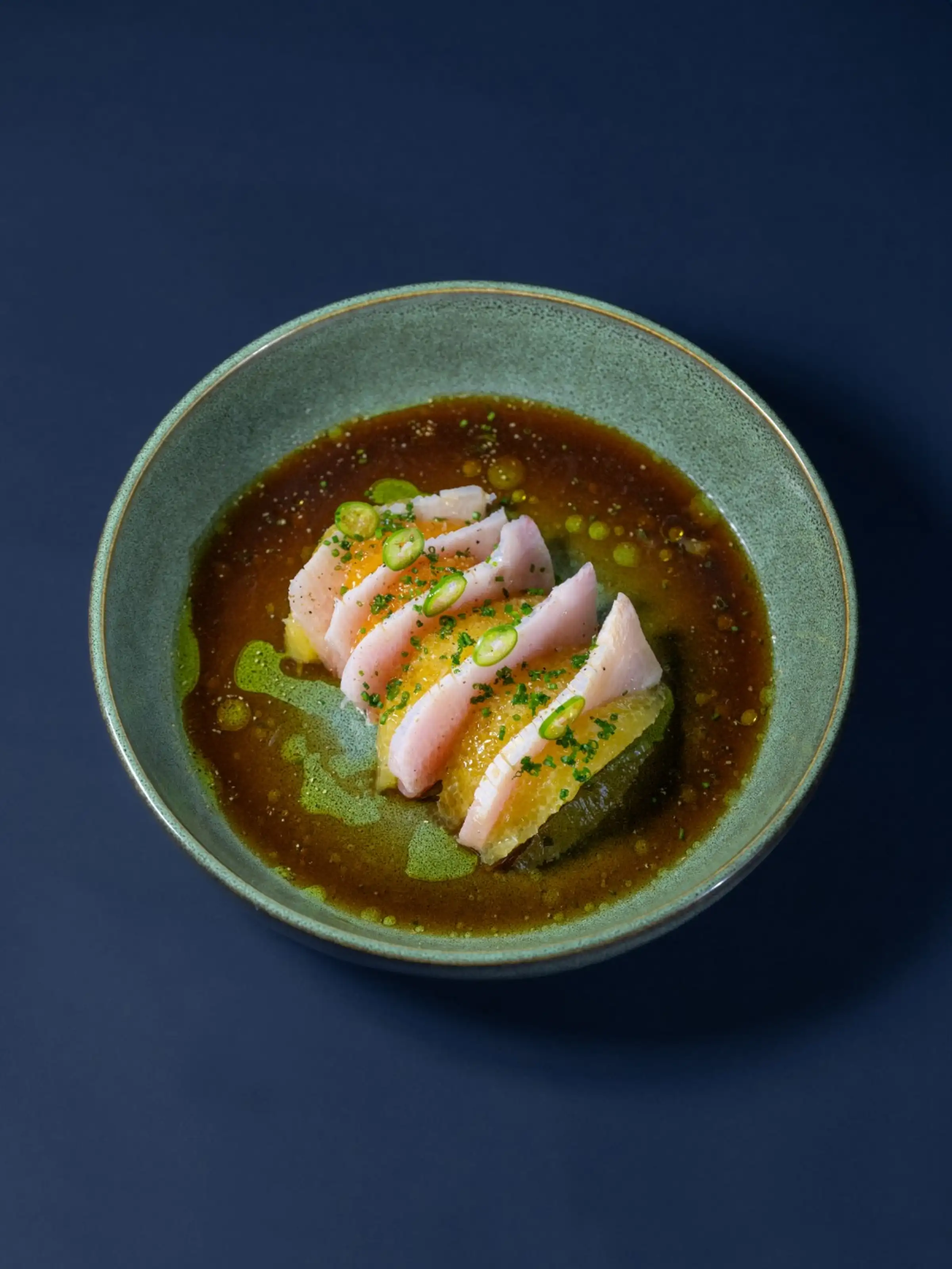 Hamachi Crudo at Kitsu Nori